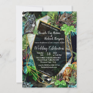 Night-live party celebration theme invitation
