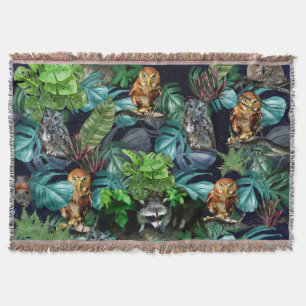 Night-live party celebration themes throw blanket