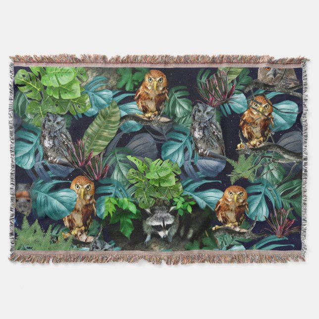 Night-live party celebration themes throw blanket (Front)