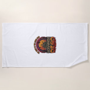 Night Living Dead Halloween Haunted House Witch Sk Beach Towel