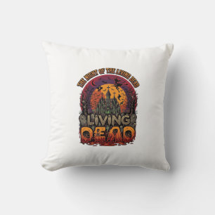 Night Living Dead Halloween Haunted House Witch Sk Cushion