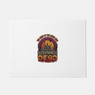 Night Living Dead Halloween Haunted House Witch Sk Doormat