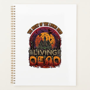 Night Living Dead Halloween Haunted House Witch Sk Planner