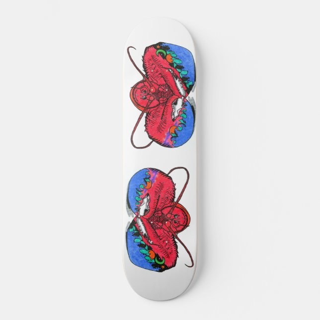 Night Lobster Skateboard (Front)