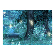 Night Magic fairy flight Poster