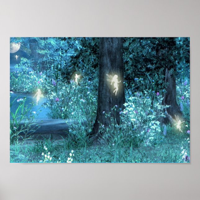Night Magic fairy flight Poster (Front)