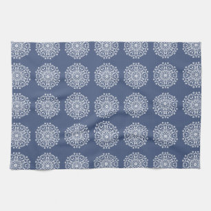 Night Mandala Tea Towel