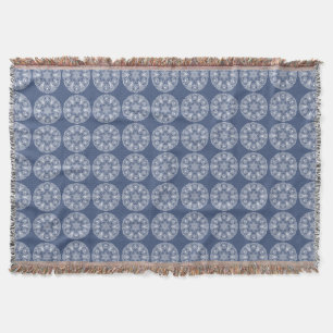 Night Mandala Throw Blanket