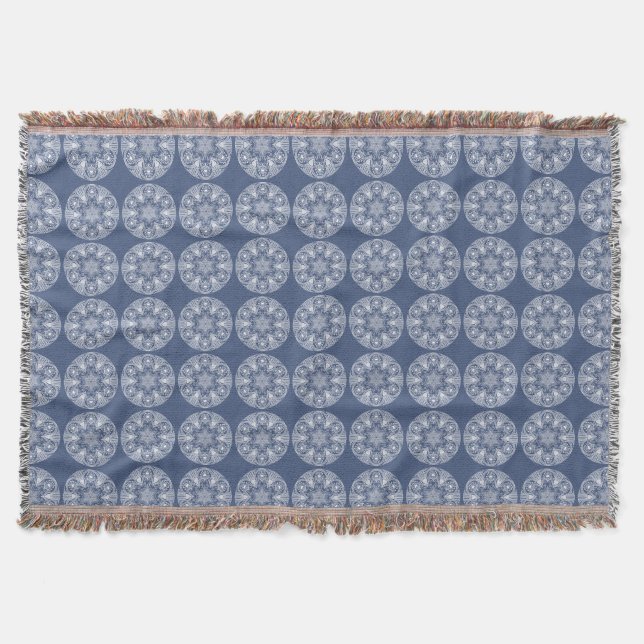Night Mandala Throw Blanket (Front)