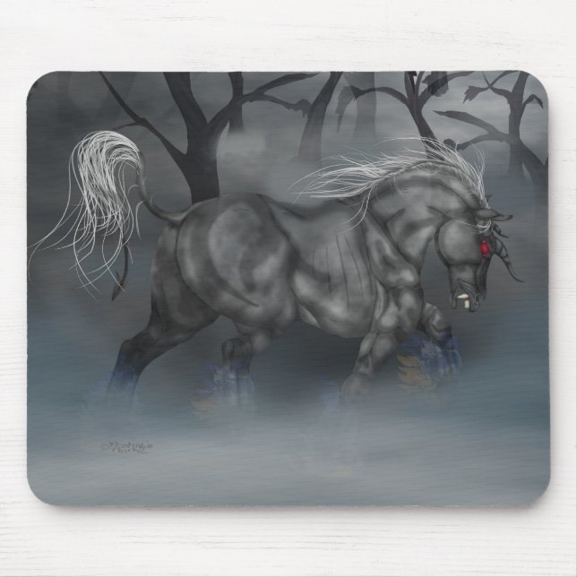 Night Mare Smoke Mouse Mat (Front)