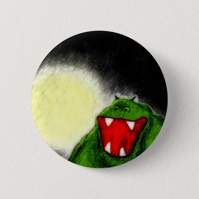 Night Monster 6 Cm Round Badge (Front)
