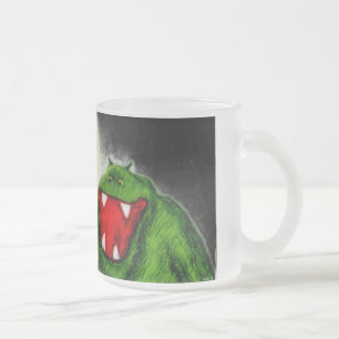 Night Monster Frosted Glass Coffee Mug