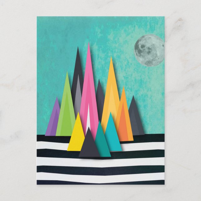 Night Mountains No. 4.jpg Postcard (Front)