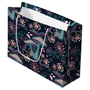 Night Mushroom Garden   Large Gift Bag