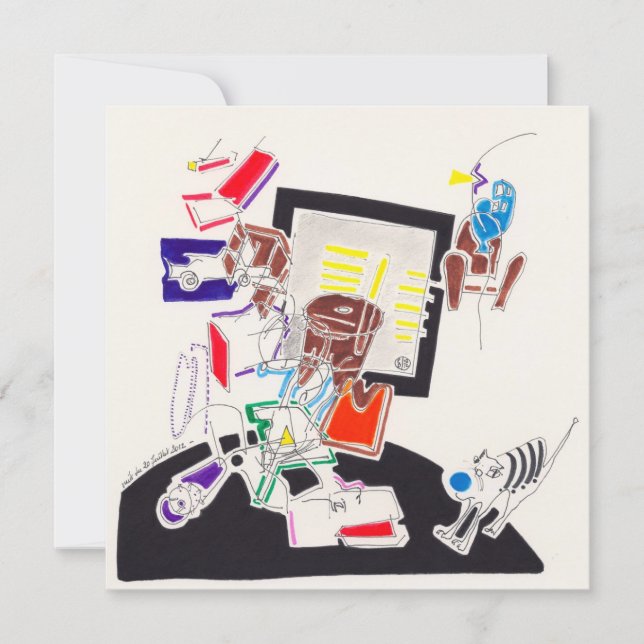 Night & Nap Drawing The Cat and The Tasmanian Wolf (Front)