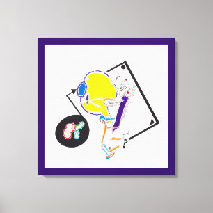 Night & Nap Drawings 15 What do you see ? Canvas