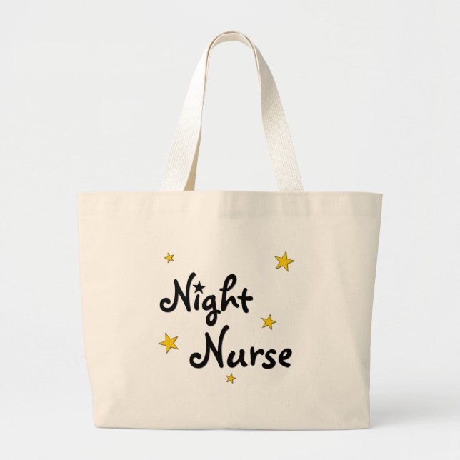 Night Nurse Large Tote Bag (Front)