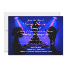 Night of a Thousand Divas Custom Invitations