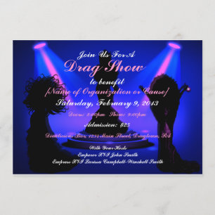 Night of a Thousand Divas Custom Invitations