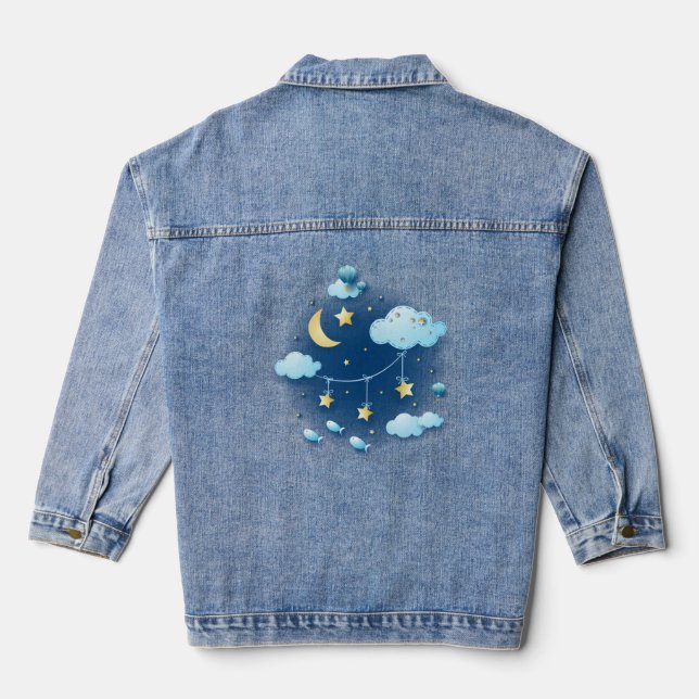 Night of Dreams Denim Jacket (Back)