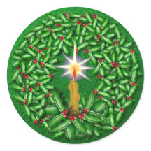 Night of Light Christmas Sticker