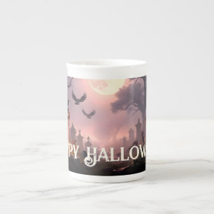 Night of Shadows – A Halloween Spell Awakens Bone China Mug