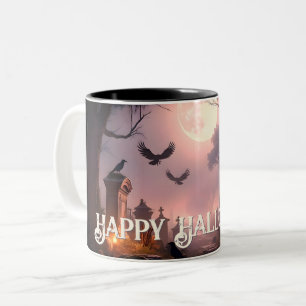 Night of Shadows – A Halloween Spell Awakens Two-Tone Coffee Mug