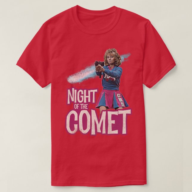 Night of the Comet 80s Cult Horror Film T-Shirt (Design Front)