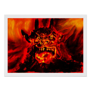 Night of the Demon painting Poster