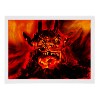 Night of the Demon painting Poster