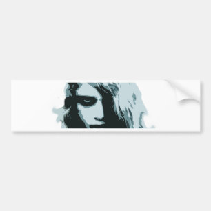 Night of the living zombie girl bumper sticker