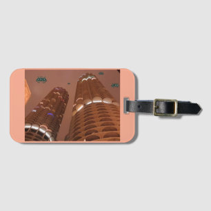 Night of the Marina City Invaders Luggage Tag