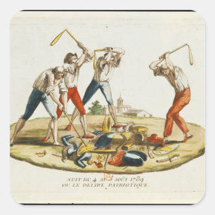 Night of the Patriotic Delirium Square Sticker