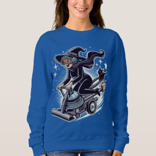 Night of the Turbo Witch: Halloween's Techy Tale! Sweatshirt