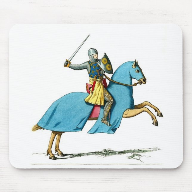 night on a horse mouse mat (Front)
