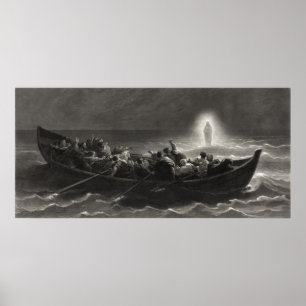 "Night on the Sea of Galilee" print/poster Poster