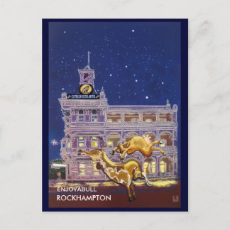 Night on the town - Rockhampton Postcard