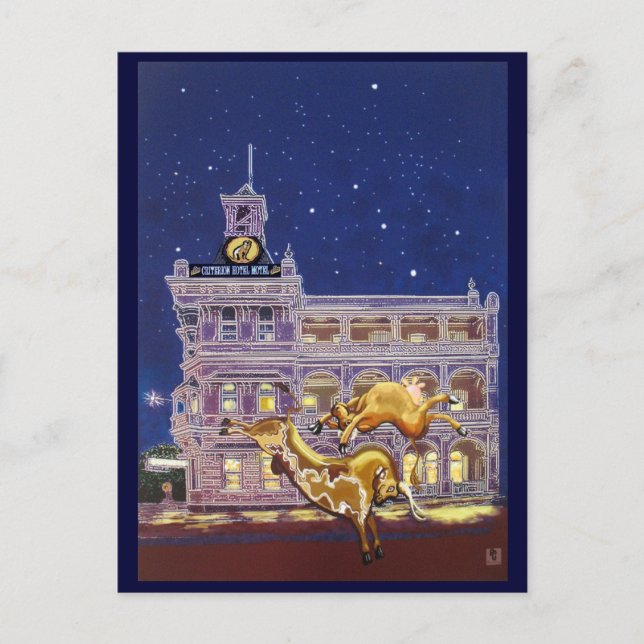 Night on the town - Rockhampton Postcard (Front)