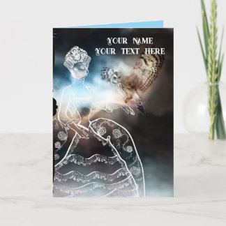 Night Owl and Lady Card