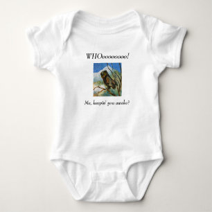 Night Owl  Baby Bodysuit