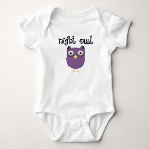 Night Owl Baby Bodysuit