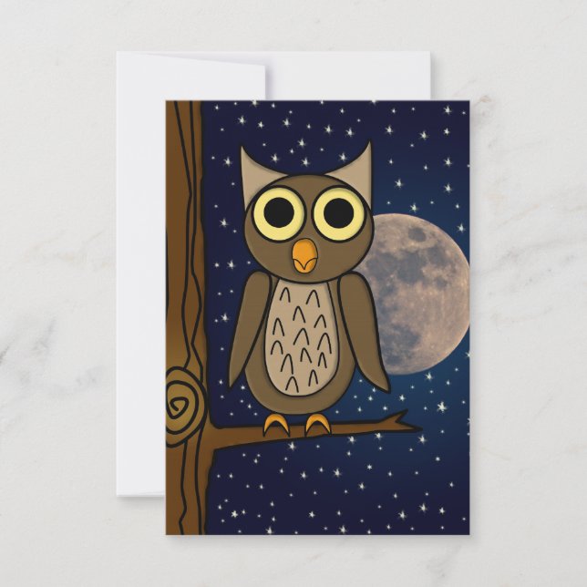 Night owl card (Front)