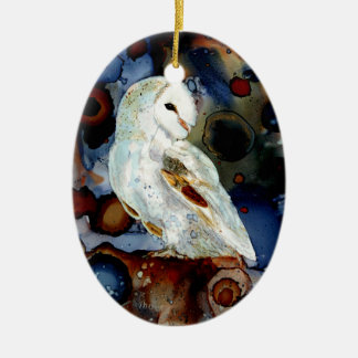 Night Owl Ceramic Tree Decoration