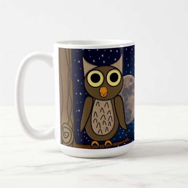 Night owl coffee mug (Left)