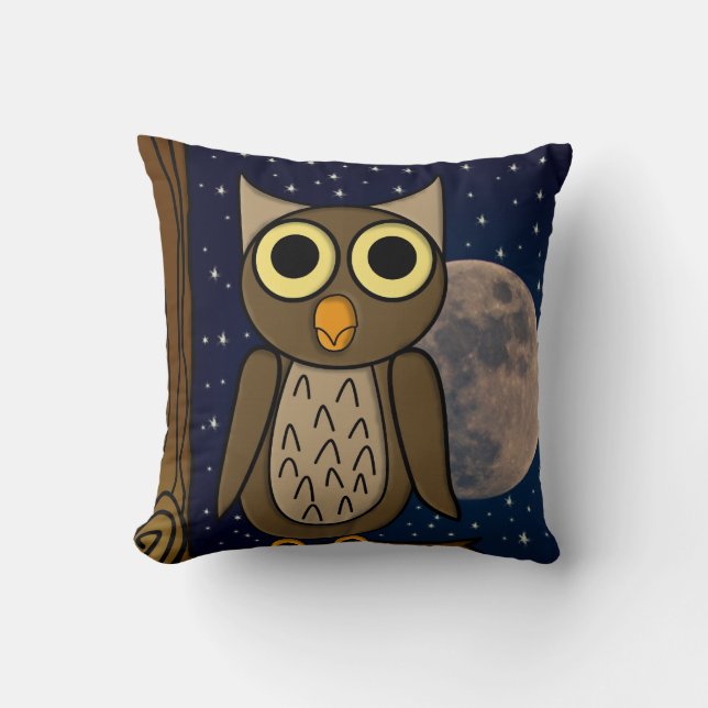 Night owl cushion (Front)