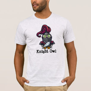 Night Owl Dressed in Knight's Armour T-Shirt
