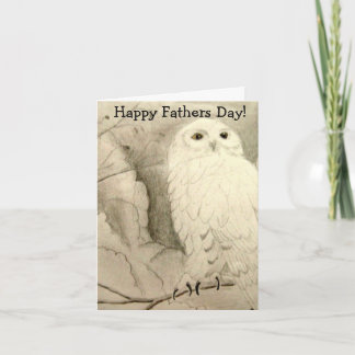 Night Owl Fathers Day Card