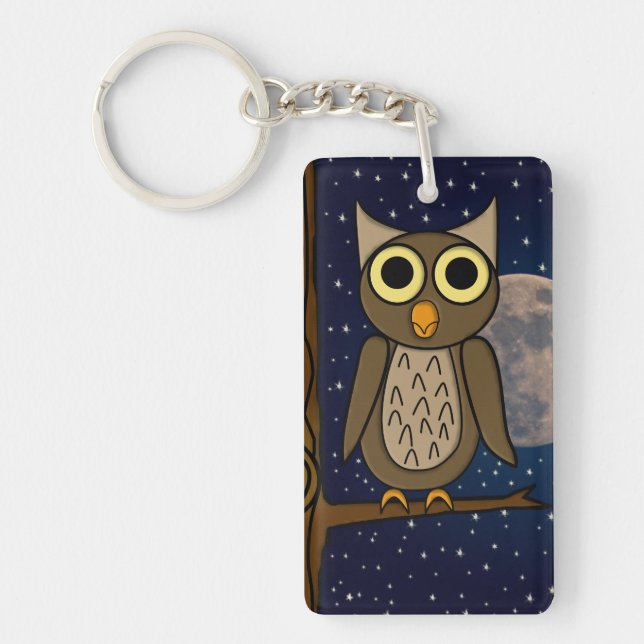 Night owl key ring (Front)