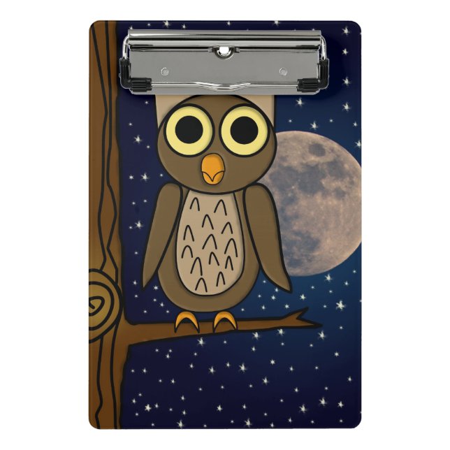 Night owl mini clipboard (Front)