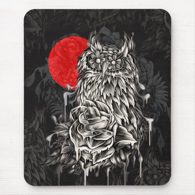 Night Owl Mouse Mat (Front)